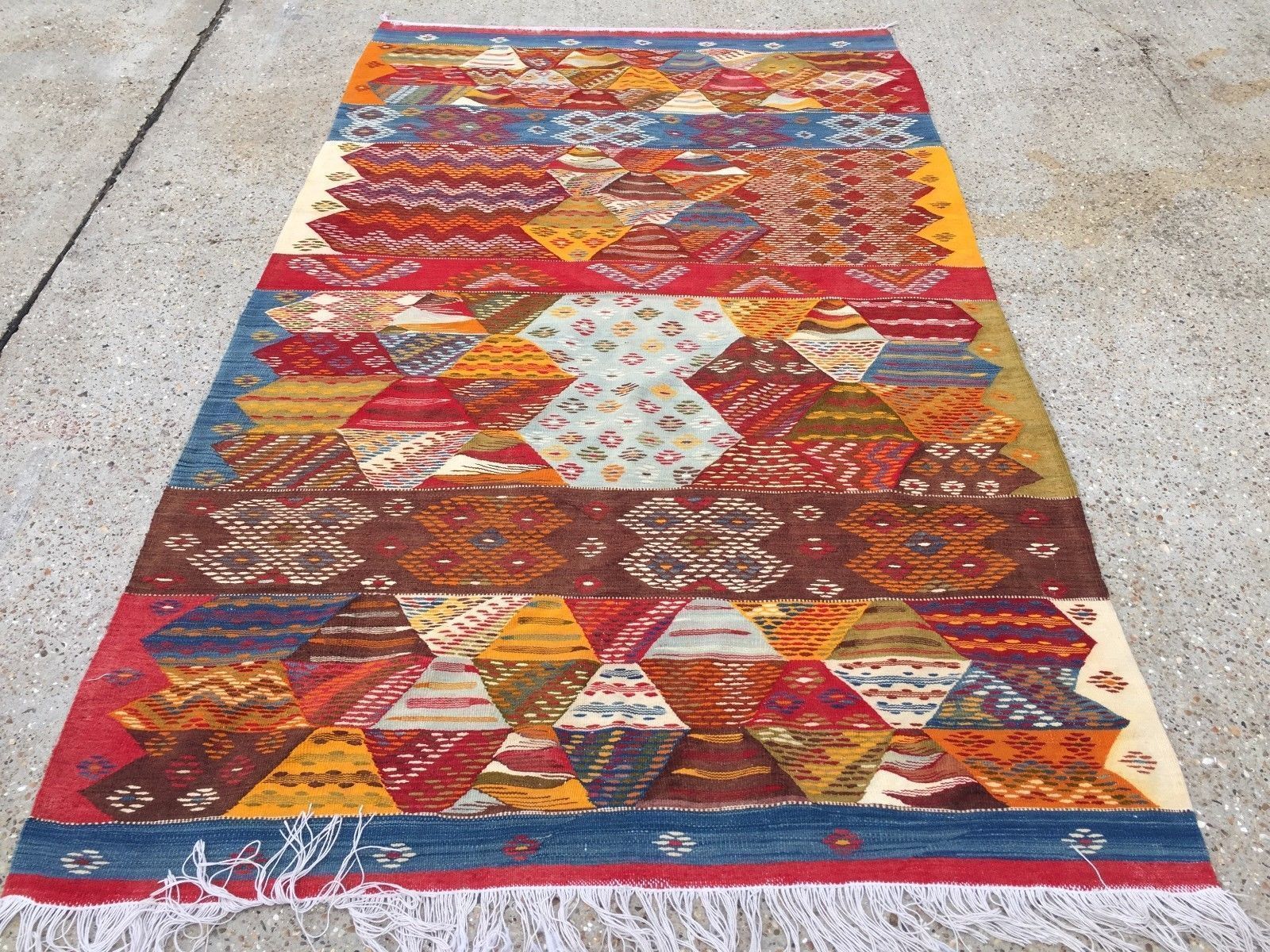 Moroccan Berber Kilim, Home Decor, Country House Kelim, Boho, Atlas, Tribal Rug 270x155cm