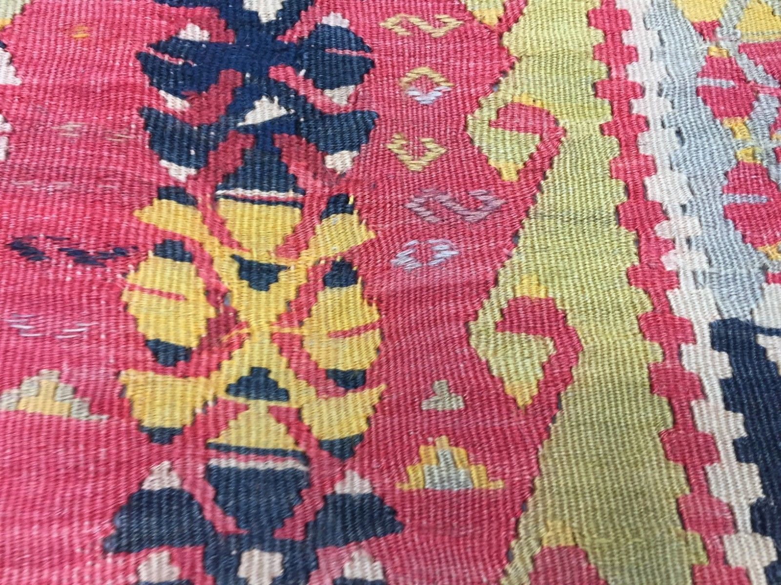 Antique Turkish Kilim Rug 150x88cm Shabby Vintage Old Wool Country Home Kelim photo buy