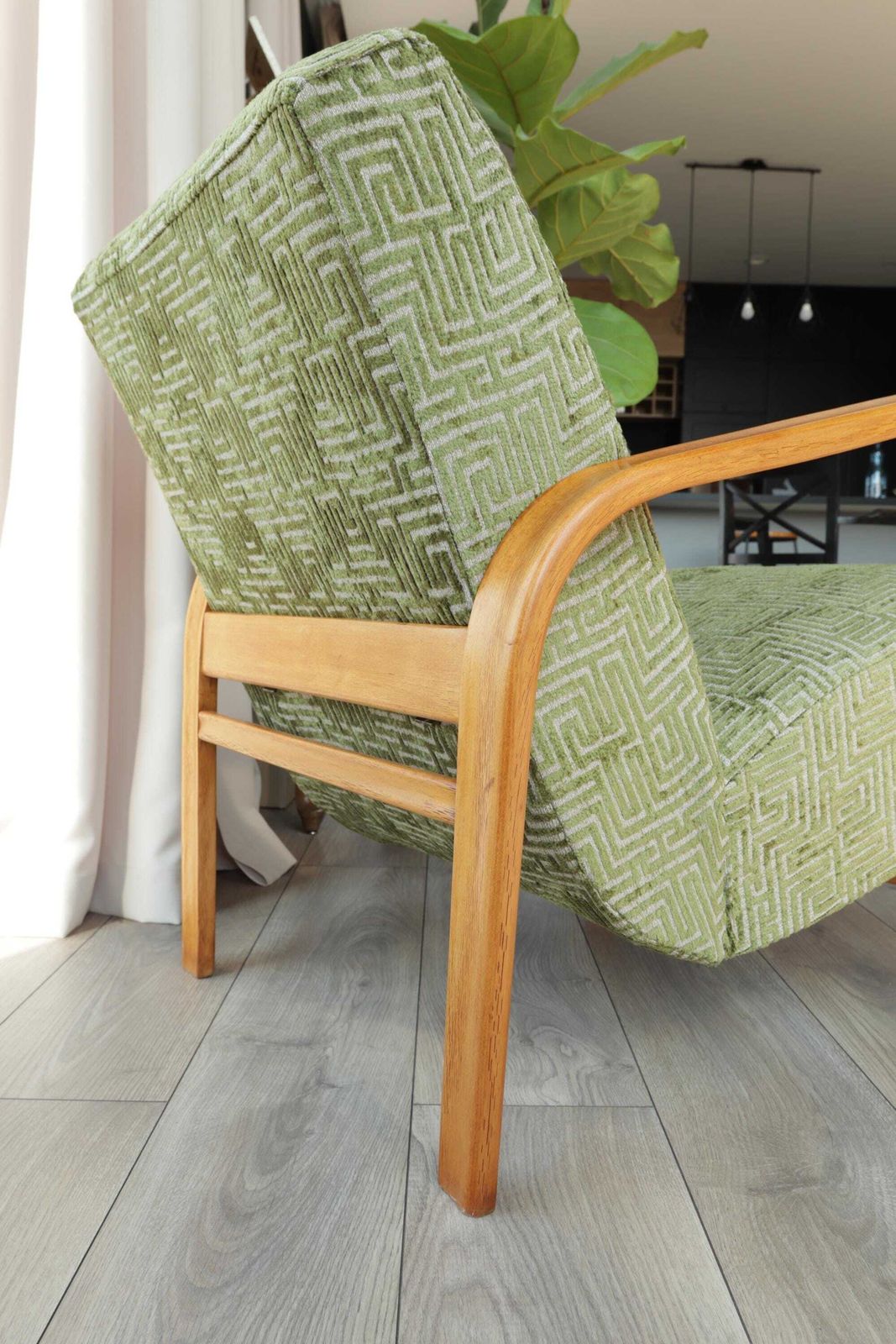 Klassieke Vintage Fauteuil van A. Kropacek & K. Kozelka, Tsjecho-Slowakije, jaren 1950, nagezien en opgeknapt photo buy
