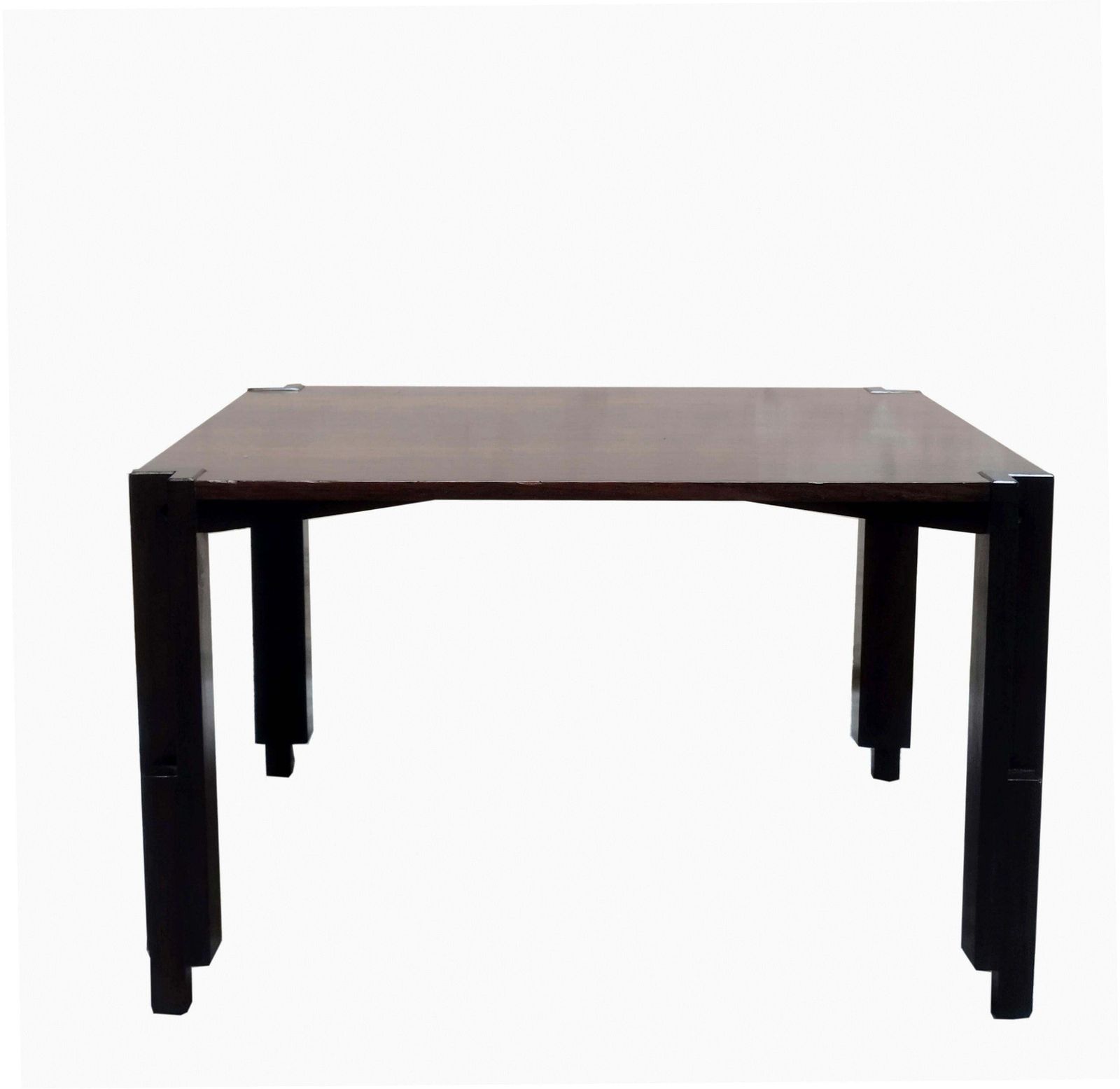 Small Square Wooden Coffee Table, Italy, 1960s photo furniture