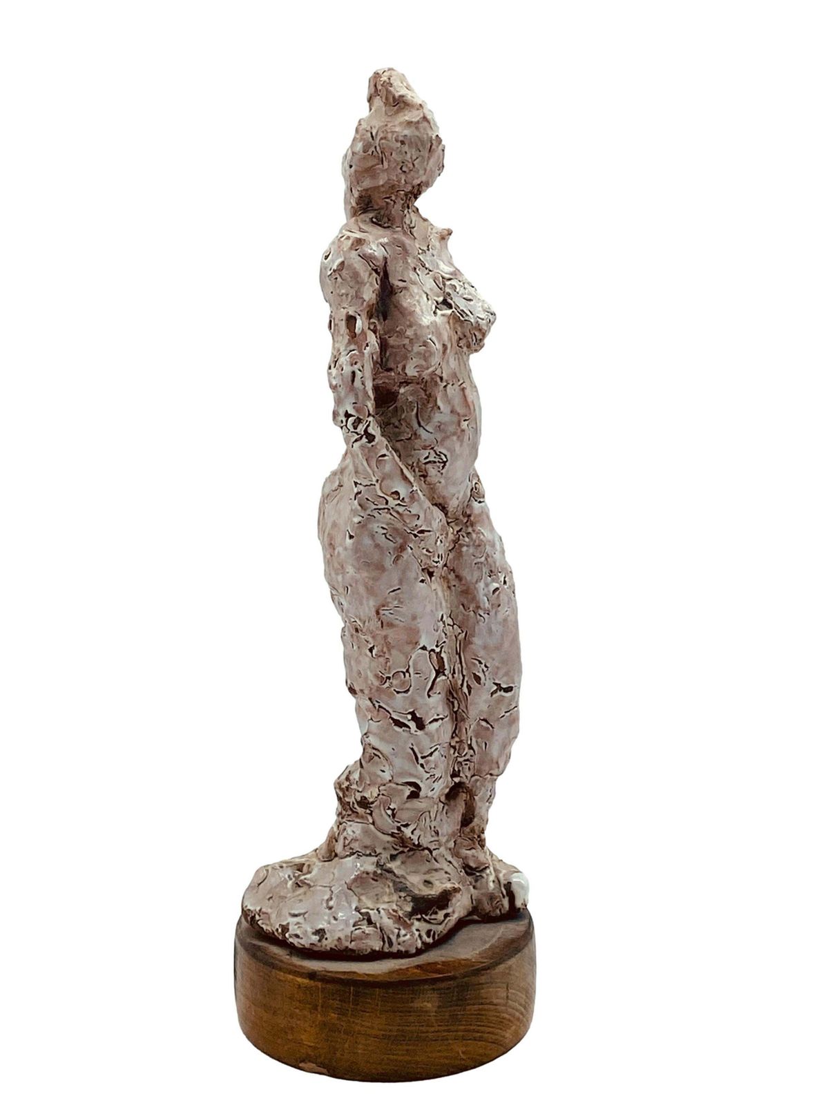 Salvatore Vitagliano "Venus Pudica", Glazed Terracotta Sculpture, 1970s photo furniture