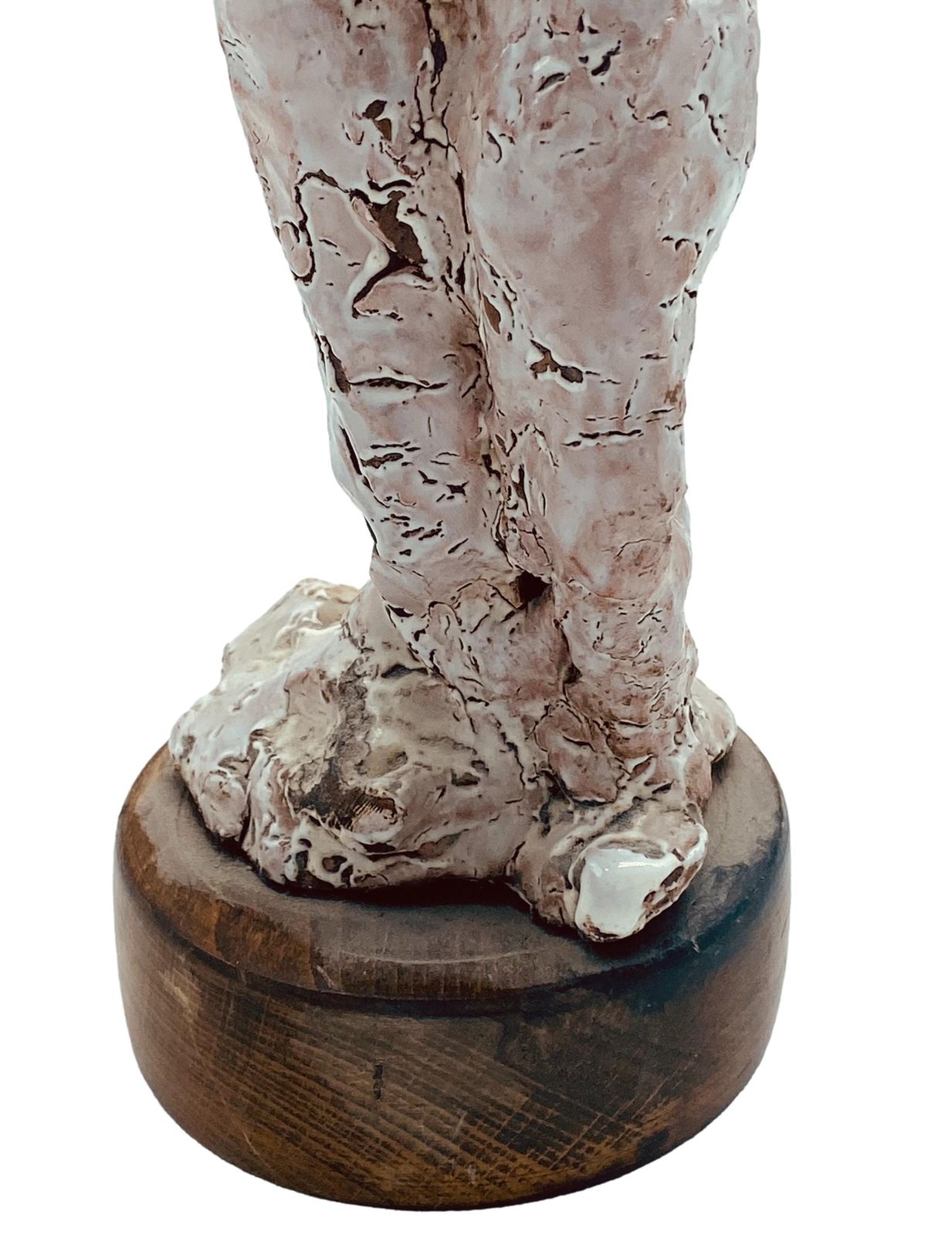 Salvatore Vitagliano "Venus Pudica", Glazed Terracotta Sculpture, 1970s photo vinterior