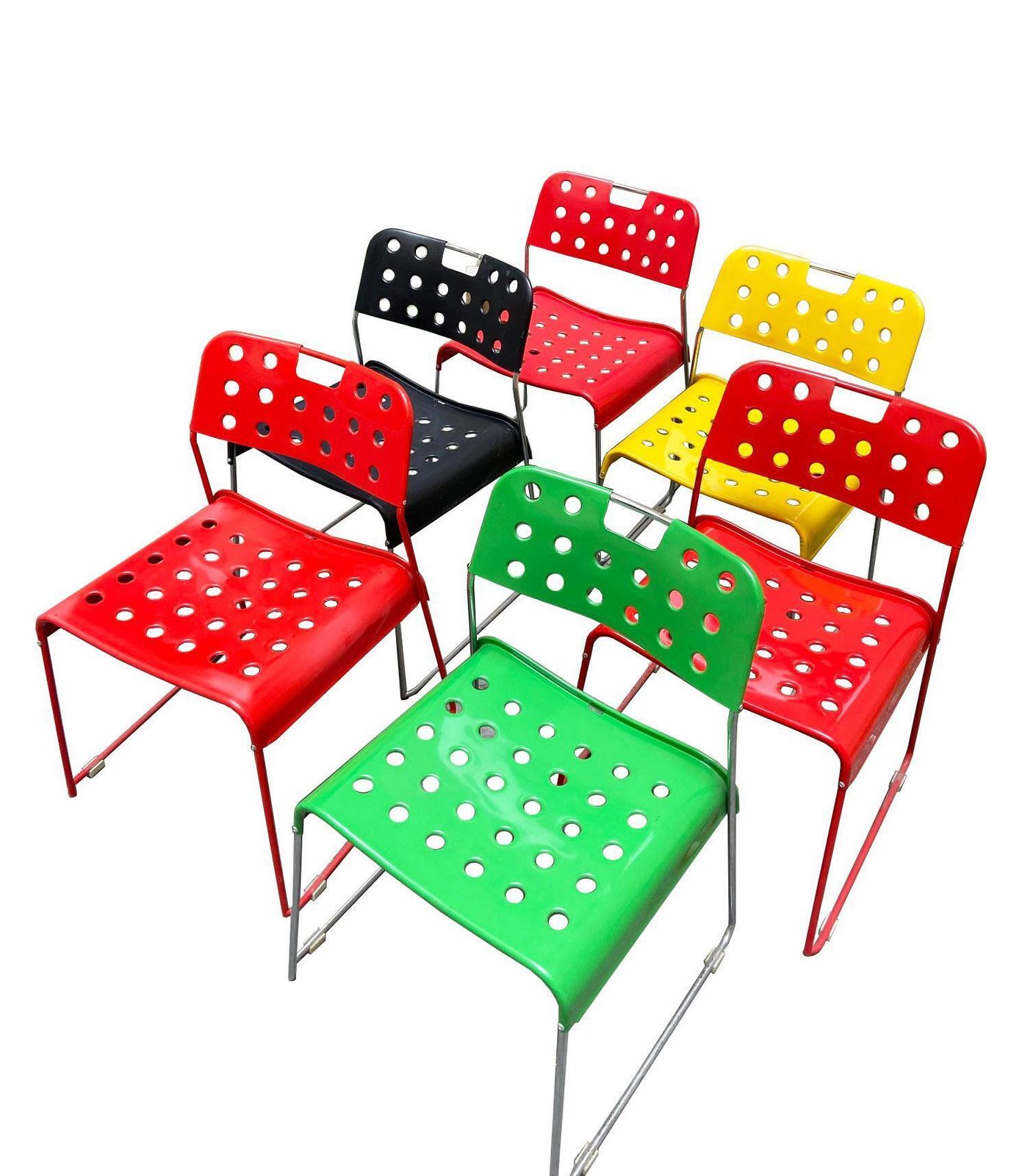 Rodney Kinsman For Bieffeplast Steel Omksyack Chair, 1980s photo furniture