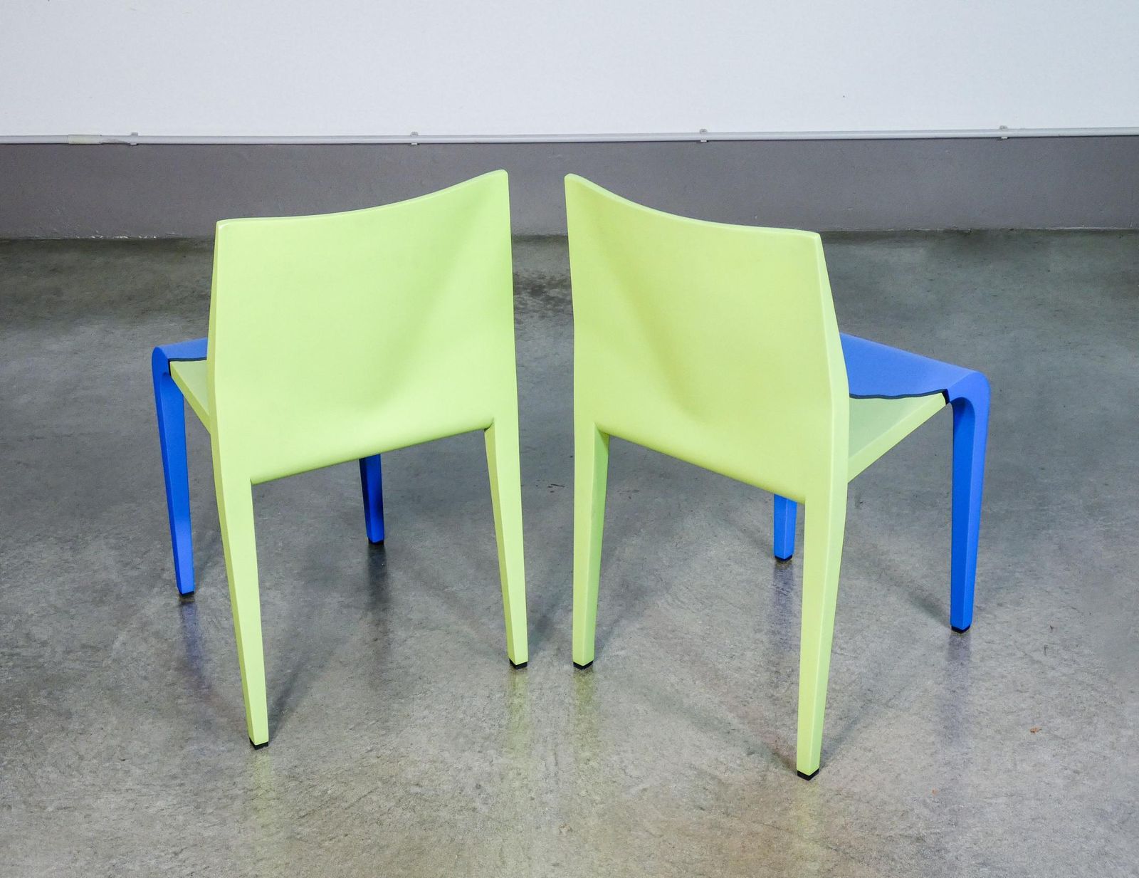Pair Of Laleggera Chairs, Part Of The Work "Mezzoterra Mezzomare" By Pistoletto photo buy