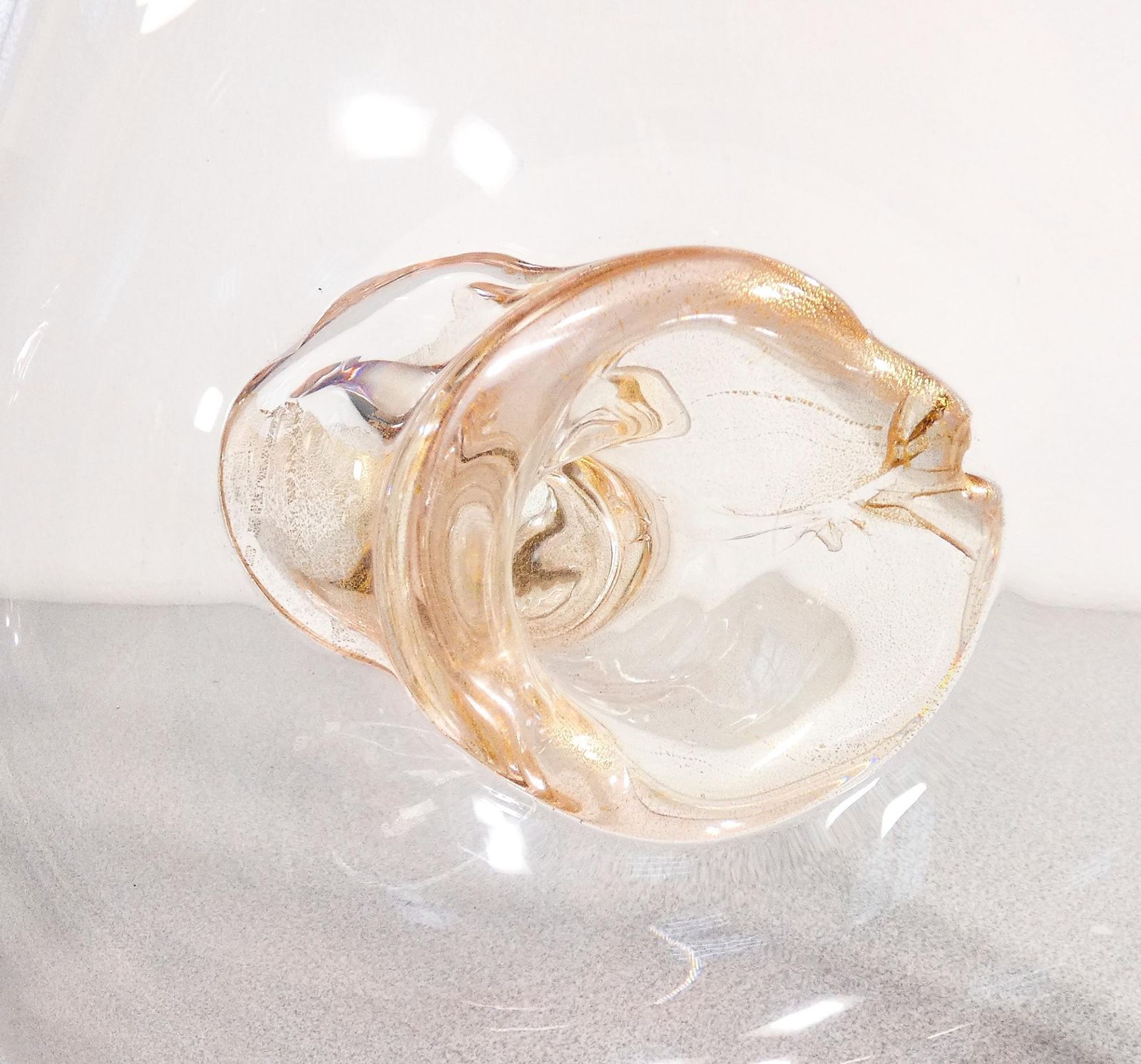 Home Decor Blown Glass Vase, Design Gino Cenedese & Maurizio Albarelli. Murano, 1960s photo