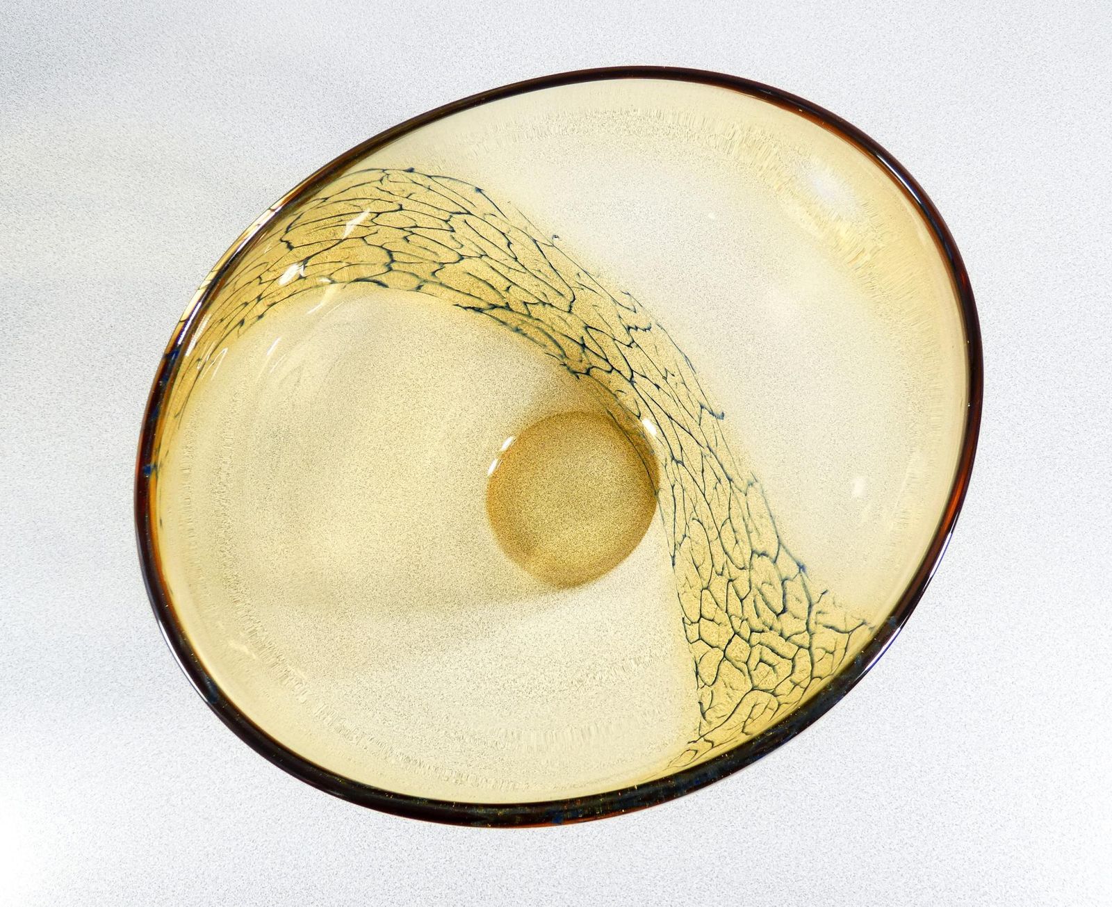photo for sale Large Vase, Cup Signed Seguso Vetri D'arte In Blown Glass. Anni 60