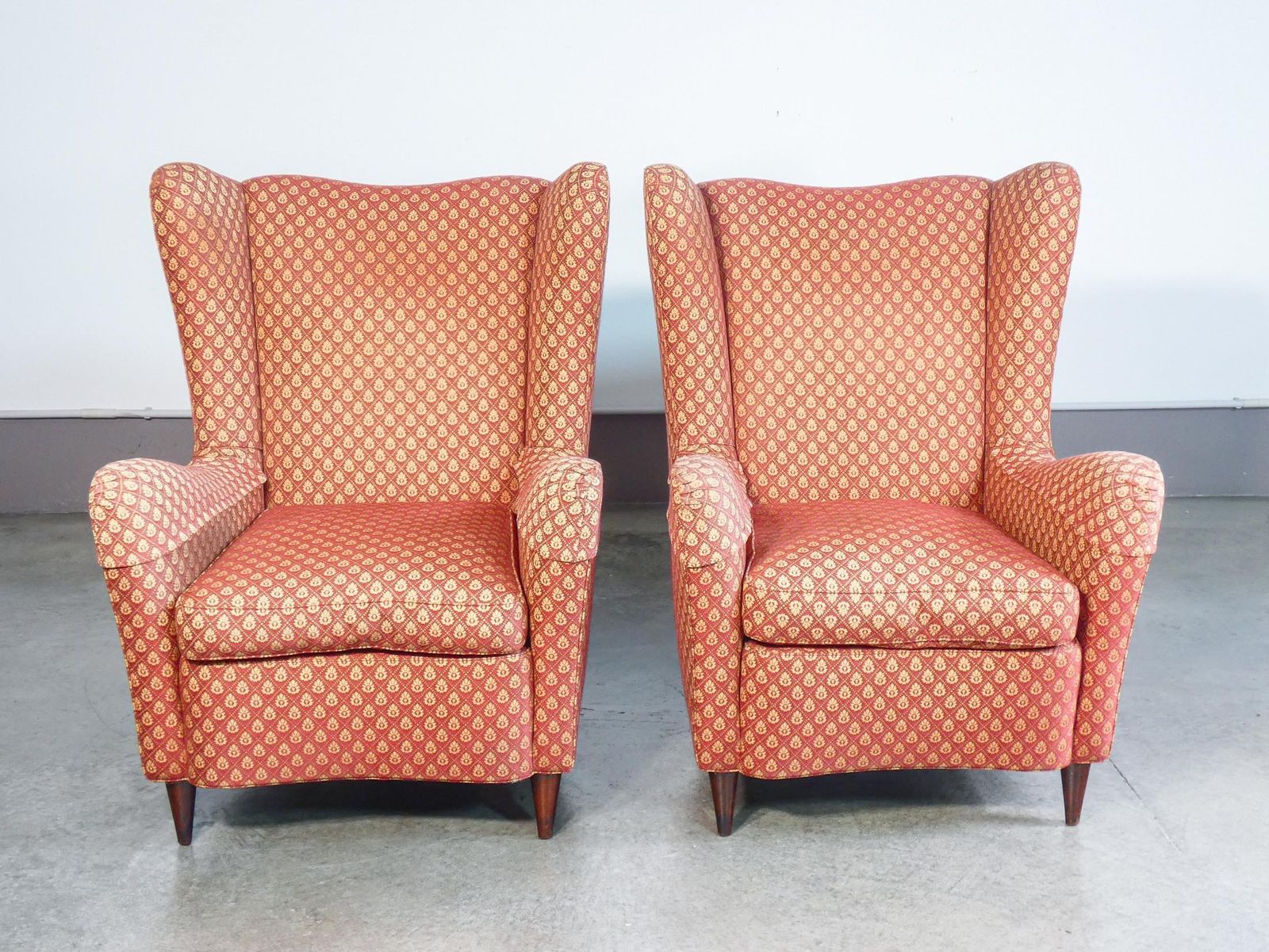Pair Of Armchairs In The Style Of Giò Ponti. Italy, 1940s photo 2983.0