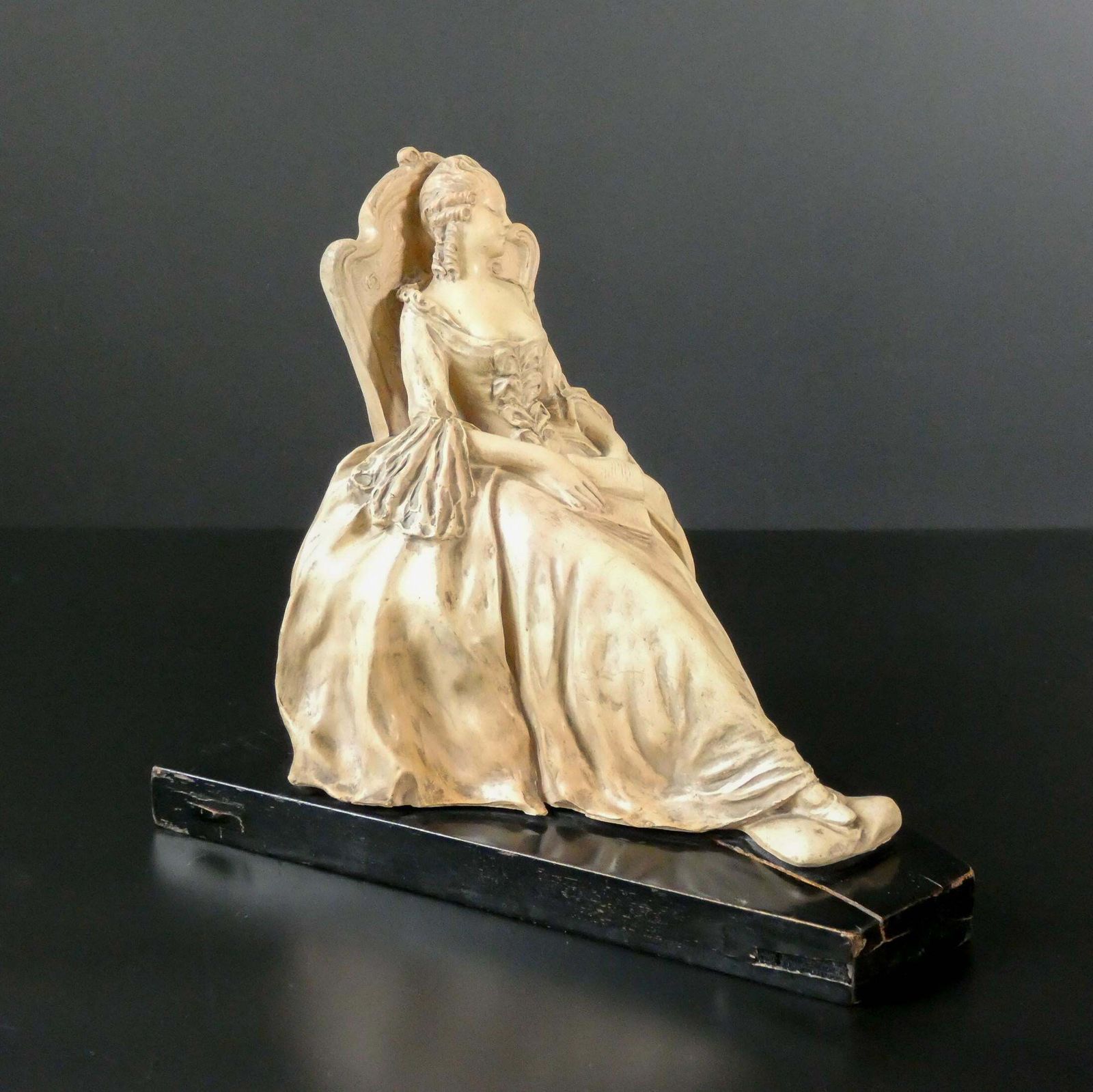 Terracotta Sculpture By Arturo Pannunzio, Sleeping Lady, Italy, 1940 photo vinterior