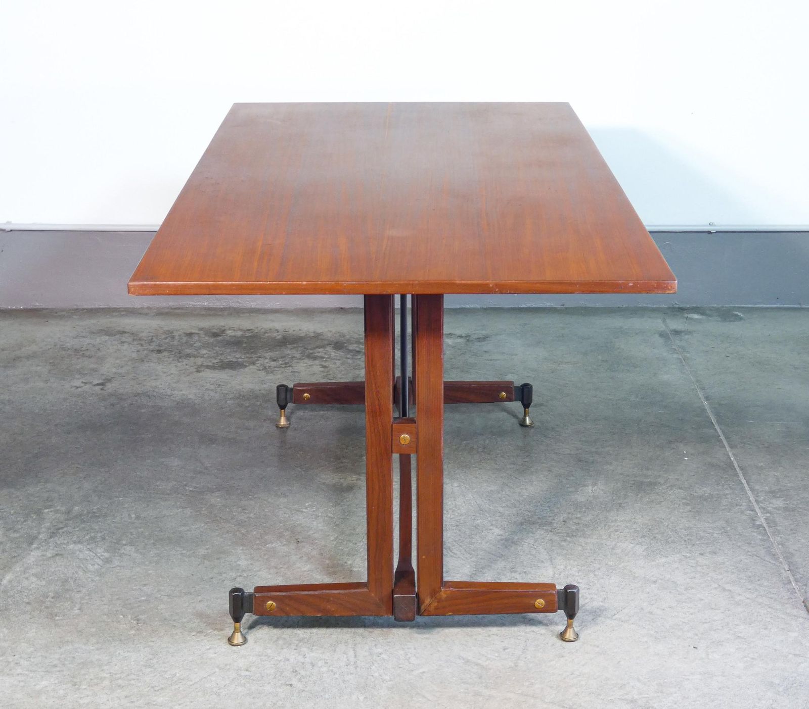 Italian Design Table From The 1960s Made Of Wood photo vinterior