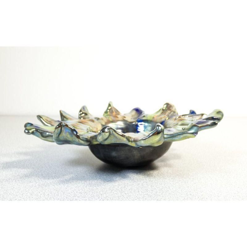 Ceramic Ashtray Signed Vm Albisola, Esa Mazzotti, Mid 20th Century photo 128.0