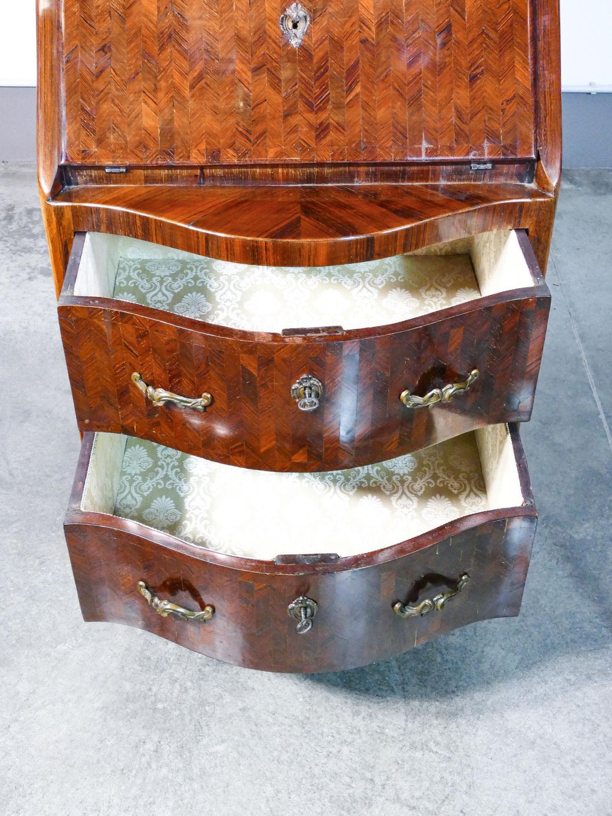 Furniture Trumeau, Secretaire Luigi XV Originale Settecentesco photo
