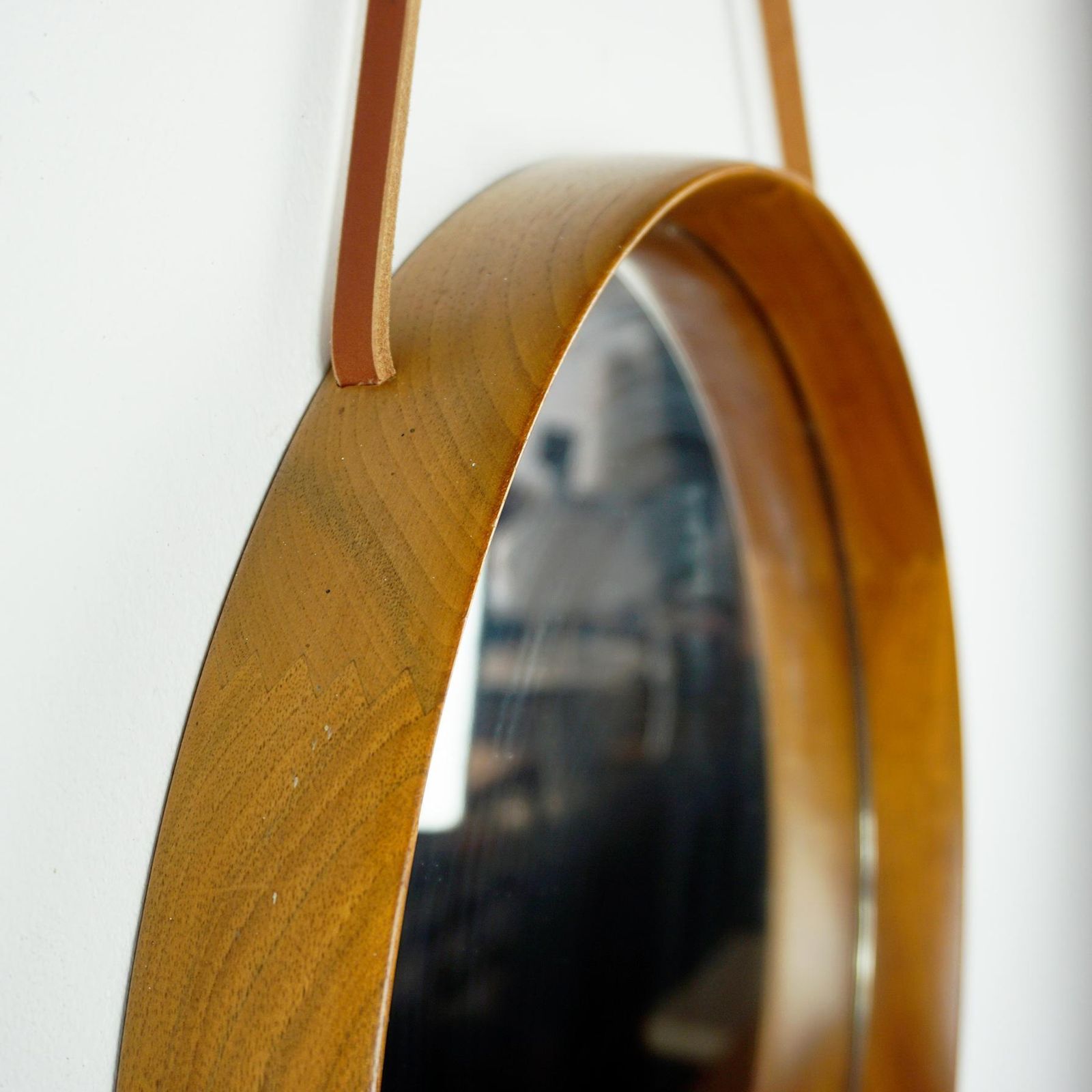 Scandinavian Teak Mirror By Uno And Osten Kristiansson For Luxus Vittsjö Sweden photo furniture