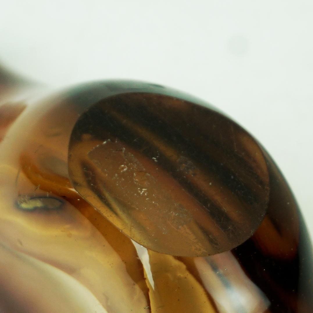 Brown Sommerso Glass Bowl By Flavio Poli For Seguso Murano Italy photo vintage