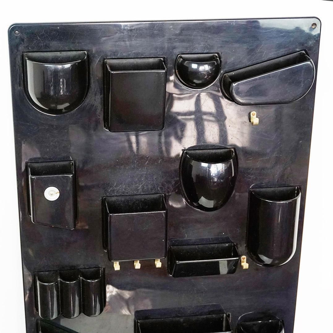 Black Utensilo II Wall Organizer By Dorothee Maurer Becker, Germany 1970s photo Furniture