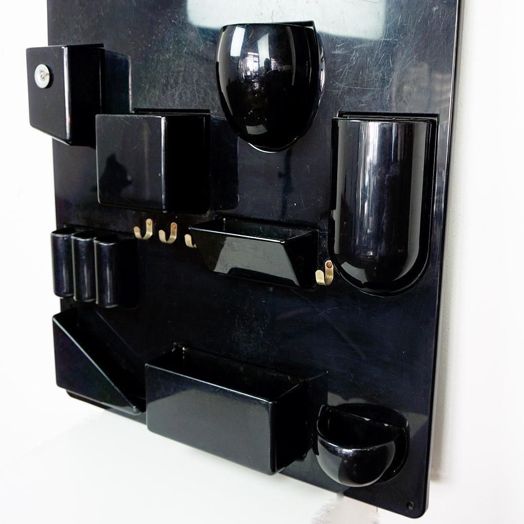 Black Utensilo II Wall Organizer By Dorothee Maurer Becker, Germany 1970s photo vintage