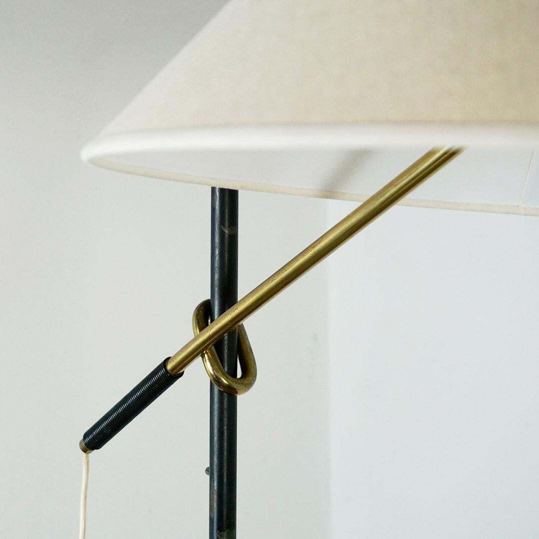 photo furniture Austrian Midcentury Brass Floor Lamp Mod. 2097 Pelikan By J.T. Kalmar