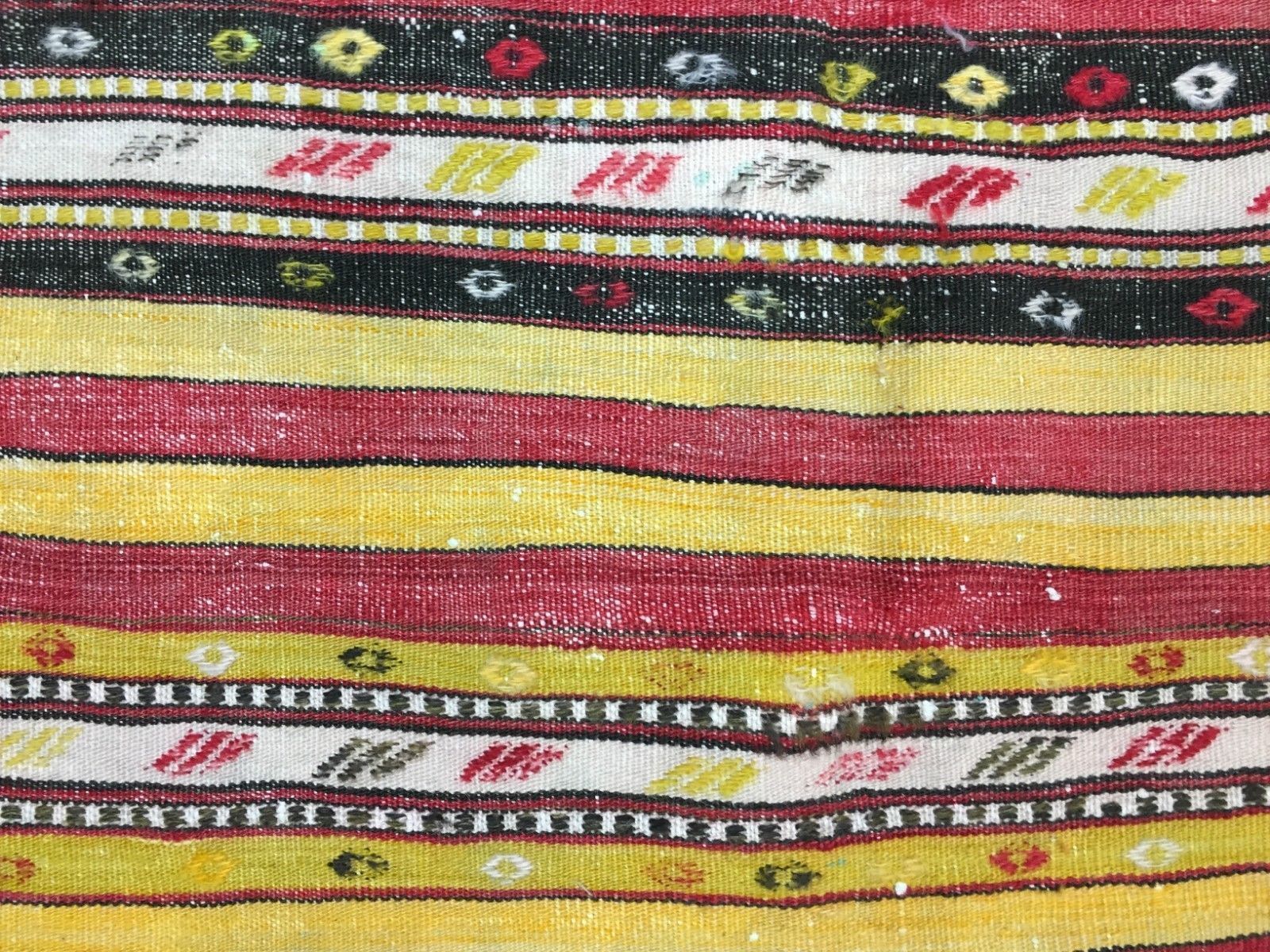 Antique Turkish Kilim Rug 213x150cm Shabby Vintage Old Wool Country Home Kelim photo vintage