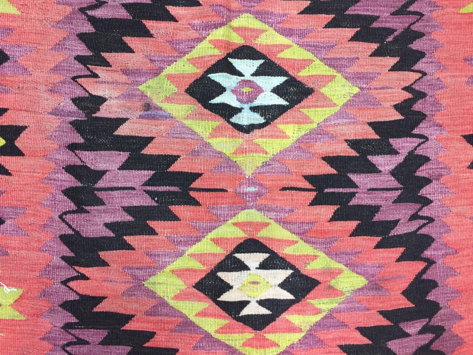 Old Turkish Kilim Kelim, 240x163cm Country House Boho Vintage Rustic Antique photo buy