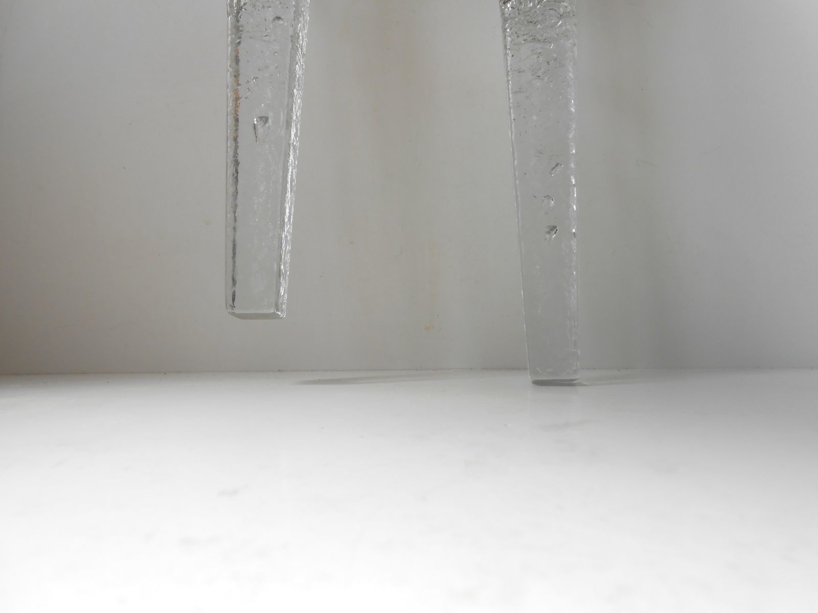 Scandinavian Modern Glass & Brass Icicle Pendant Lamps From Atelje Engberg, Set Of 2 photo Lighting
