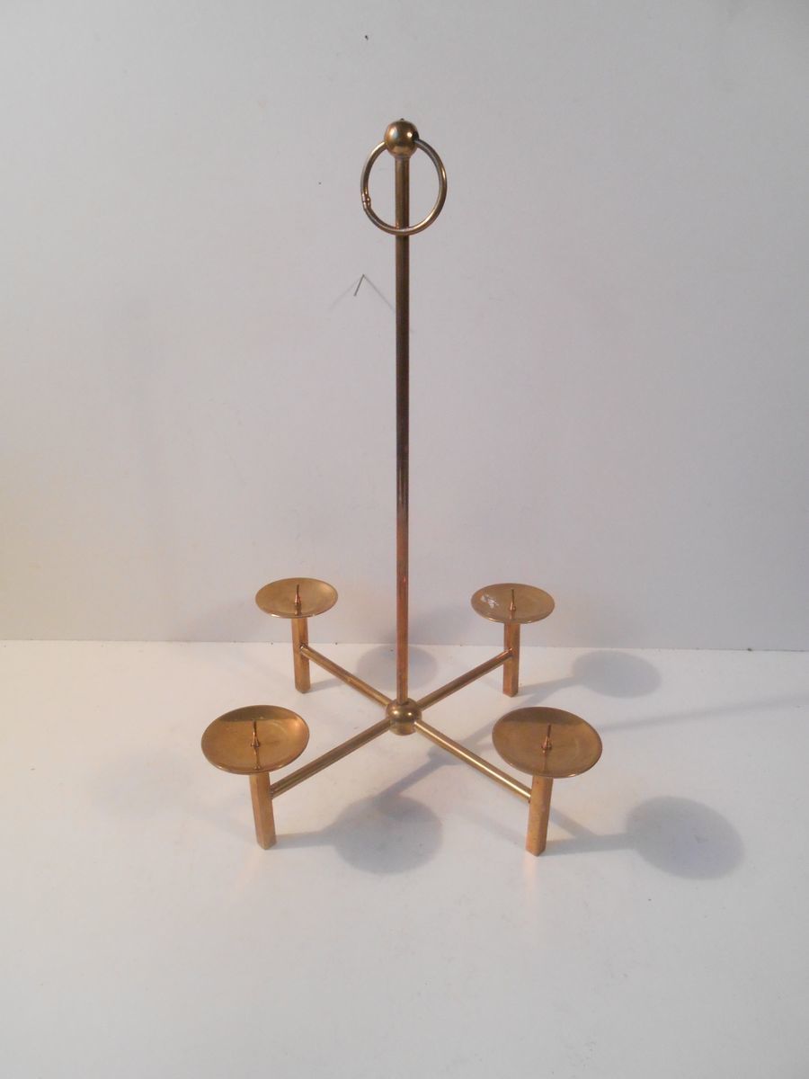 Brass Hanging Candle Holder By Hans Agne Jakobsson For Markaryd Sweden photo furniture