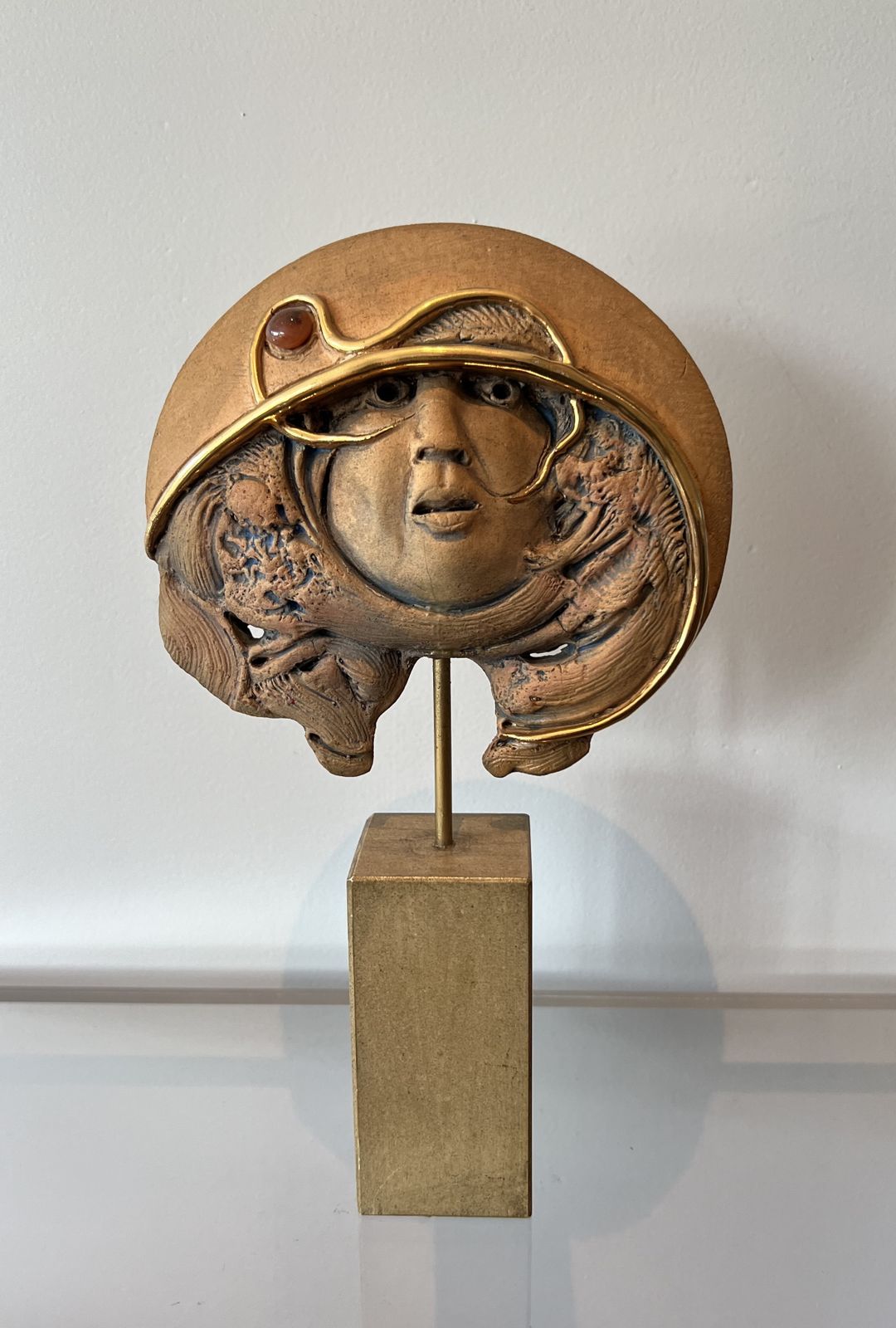 Terracotta Sculpture Signed Jean Claude Vanhaecke