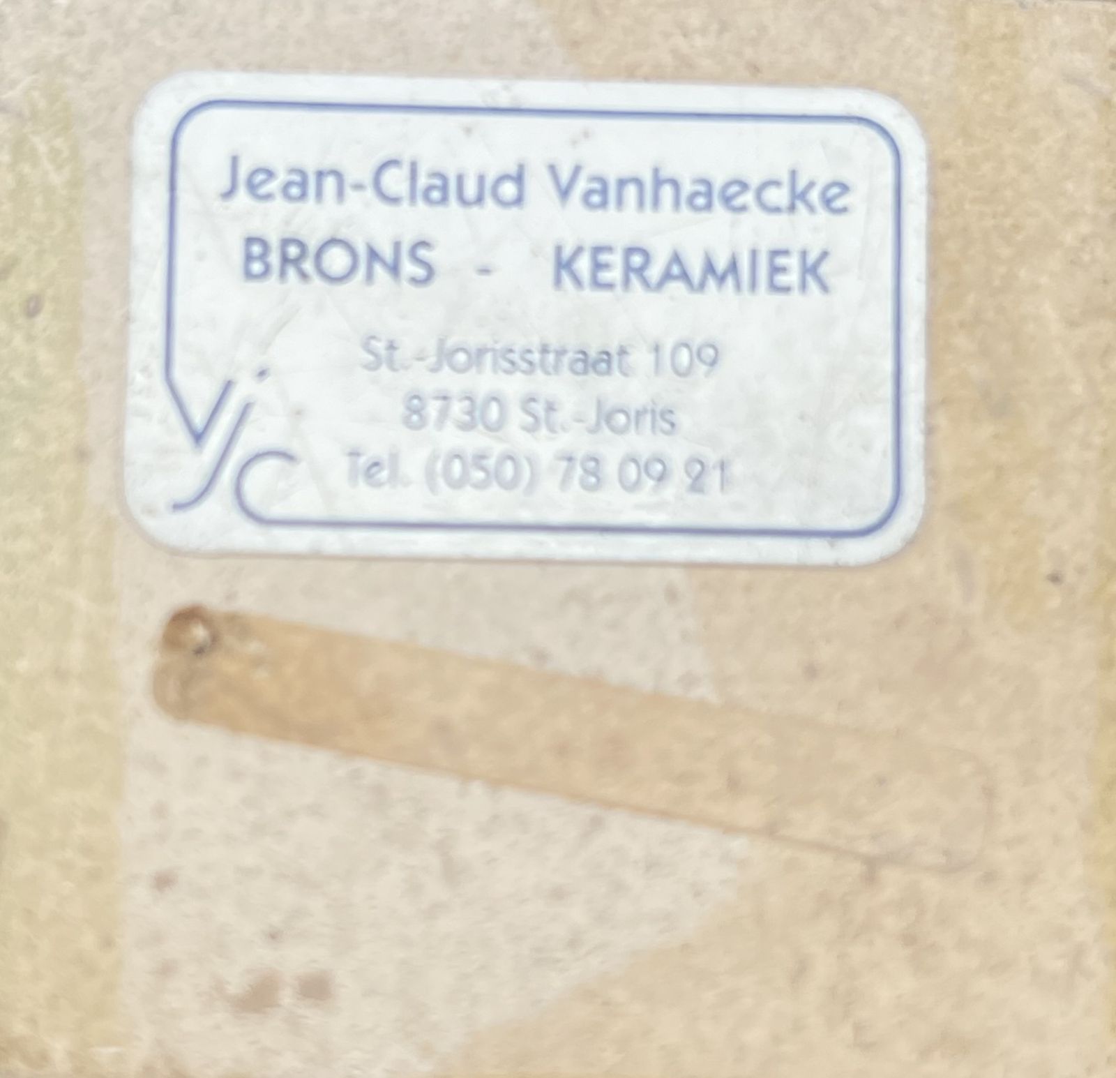 photo furniture Terracotta Sculpture Signed Jean Claude Vanhaecke