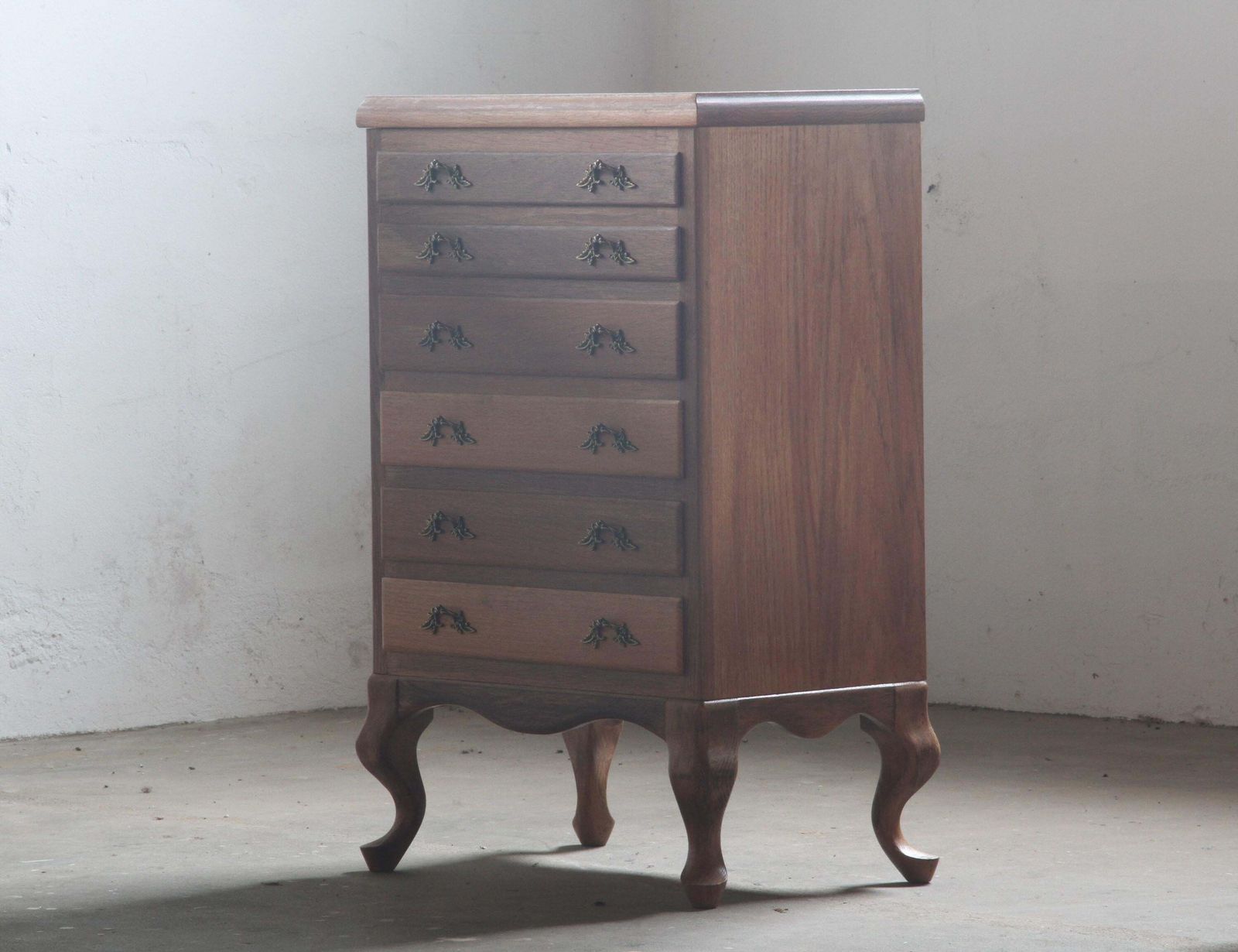 Danish 1960s Highboy 6 Drawer Dresser In Oak photo furniture