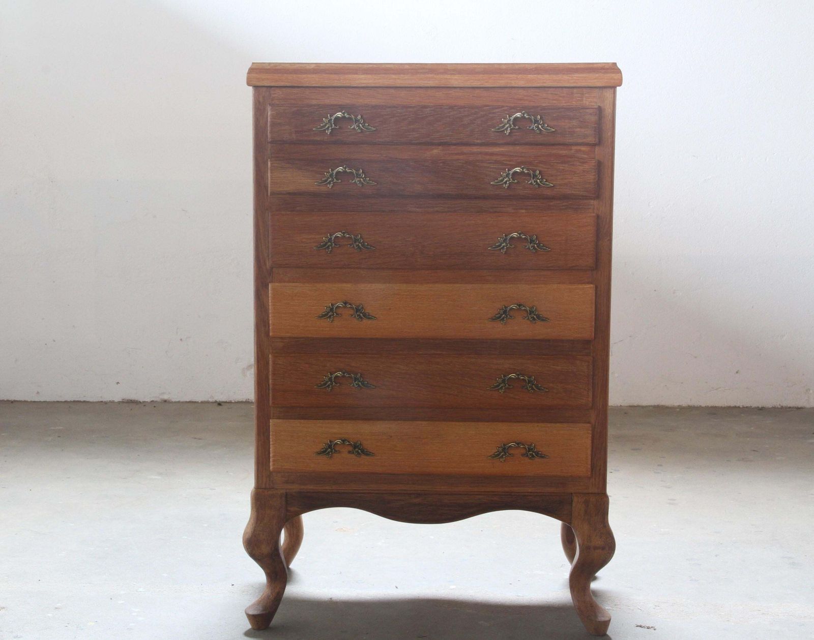 Danish 1960s Highboy 6 Drawer Dresser In Oak photo 1811.0