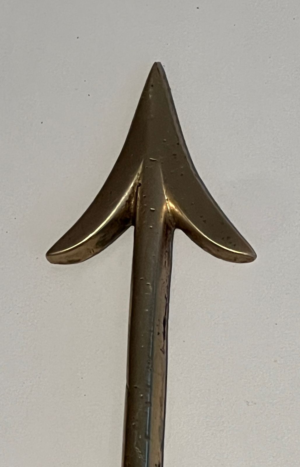 Pair Of Bronze Wall Lights With Arrows And The Effigy Of The Sun King By Louis Gau photo vintage