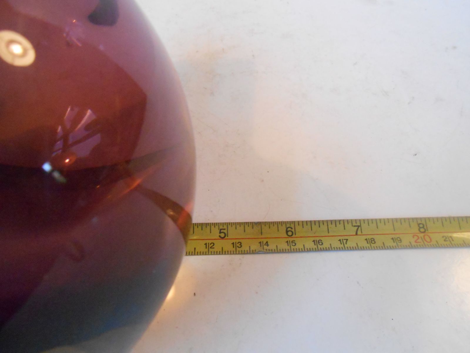 Purple Spherical Glass Vase By Nanny Still For Riihimäen Laso Oy, 1950s photo buy