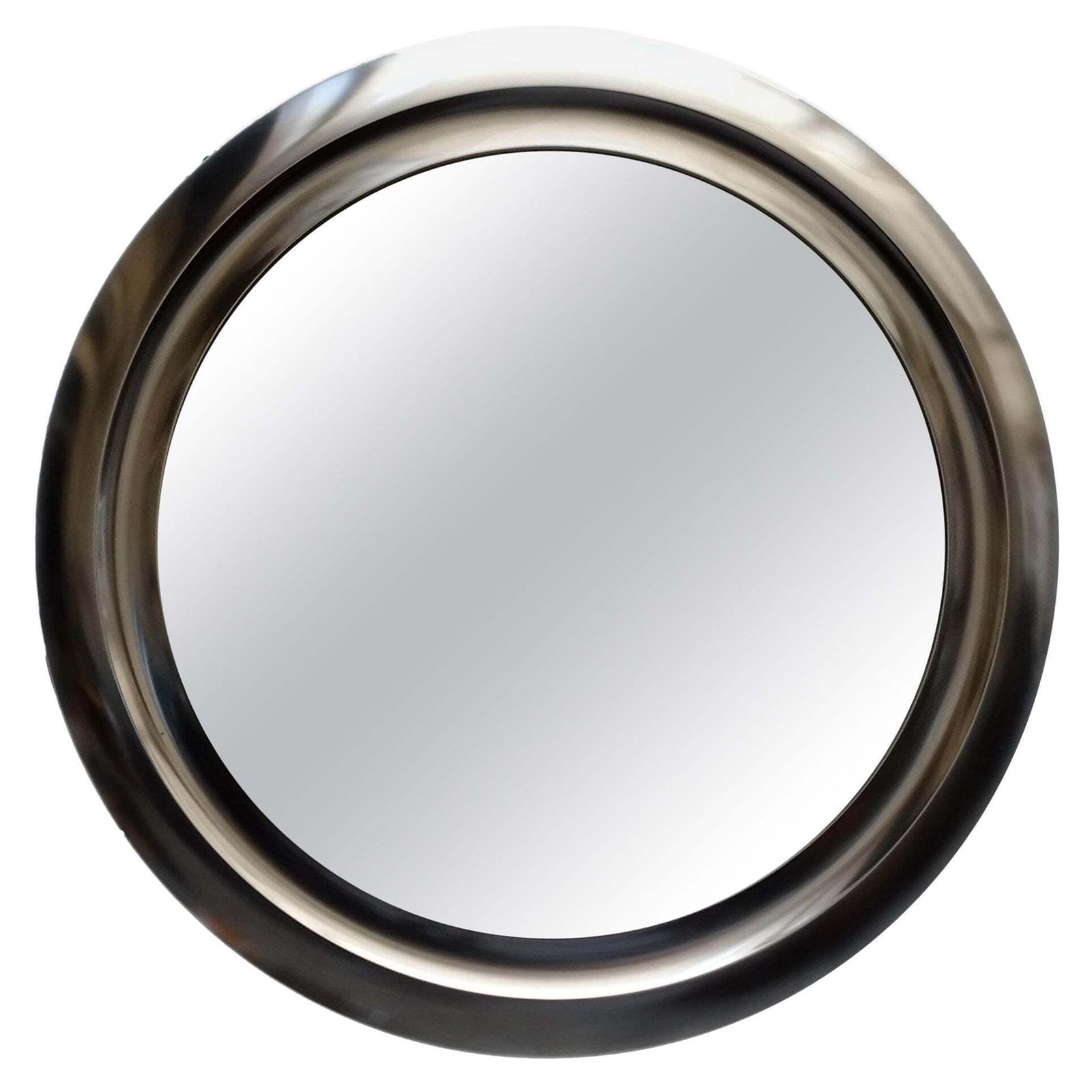 Sergio Mazza Round Wall Mirror, Italy, 1960s