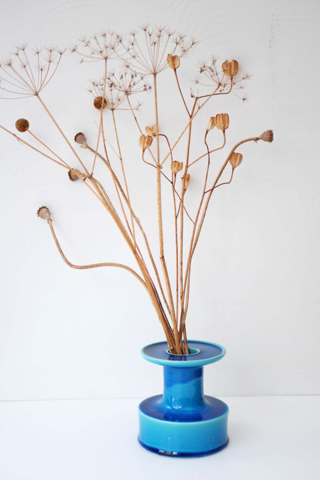 photo for sale 'Lazur' Vase By Stig Lindberg For Gustavsberg, Sweden.