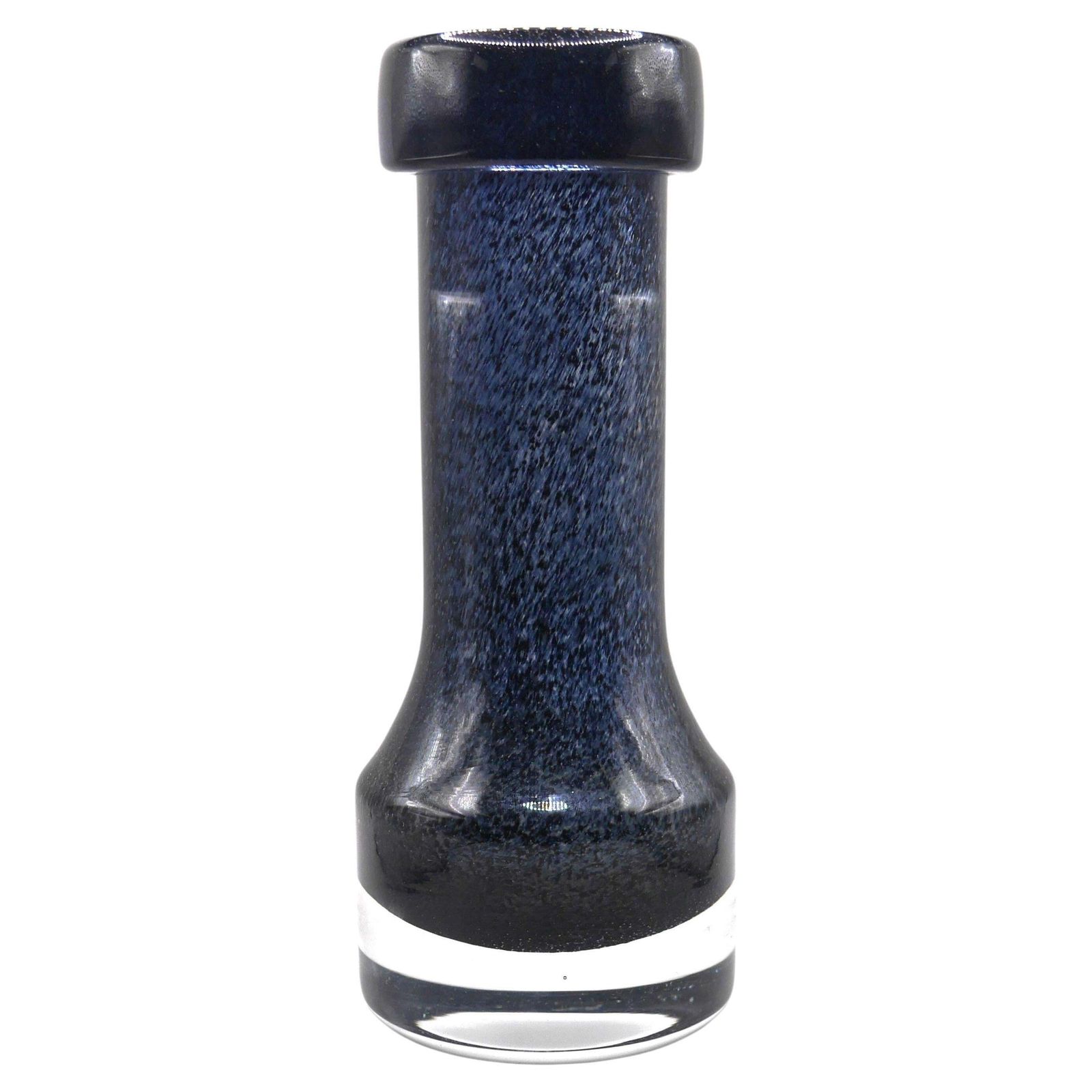 Blue Glass Vase Known As "Oxid" By Bo Borgström For åseda, Sweden