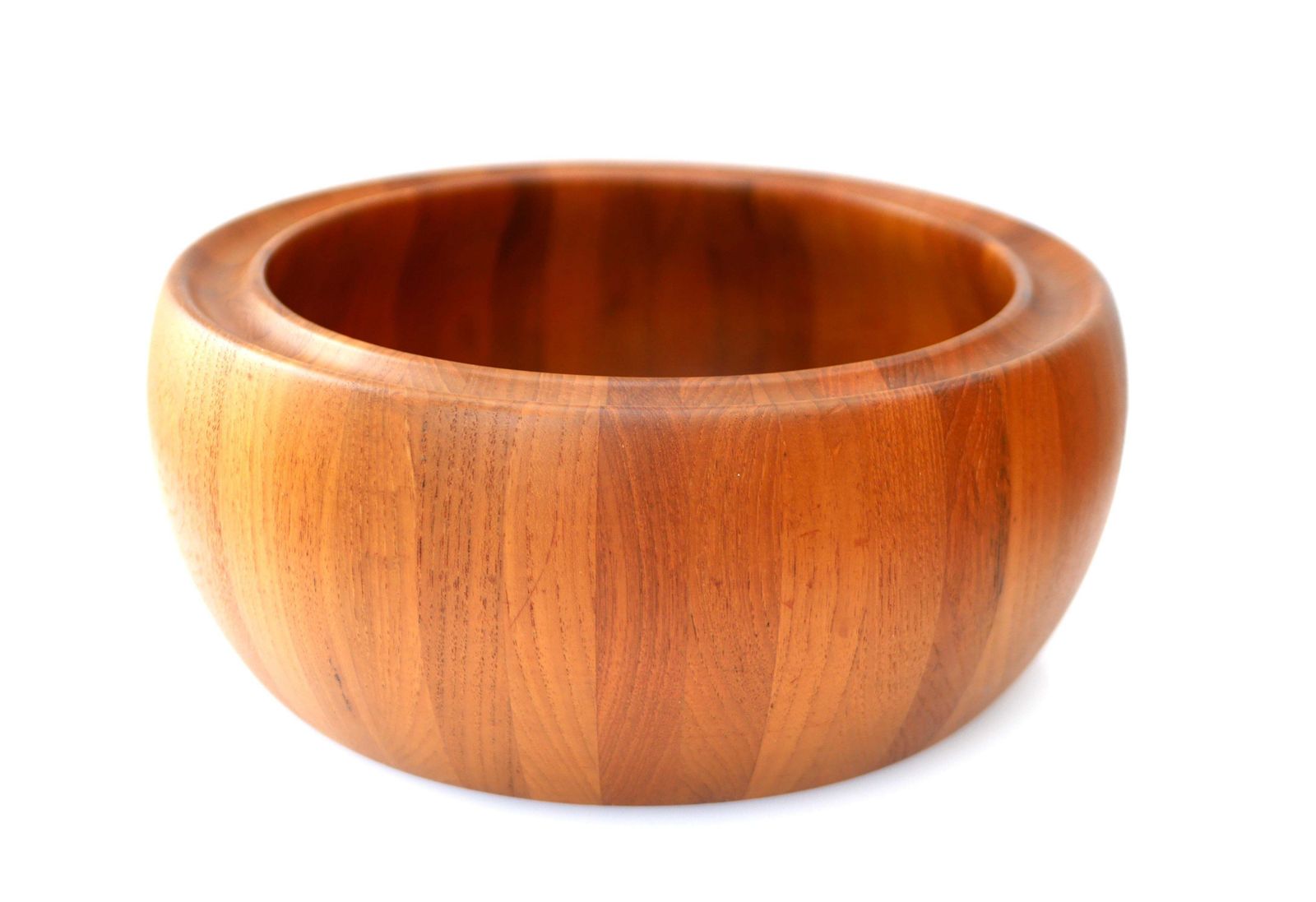 Deense Mid Century Modern Teakhouten Schaal, Een Grote Schaal Uit De Jaren 1960 Van Digsmed Design. photo Woonaccessoires