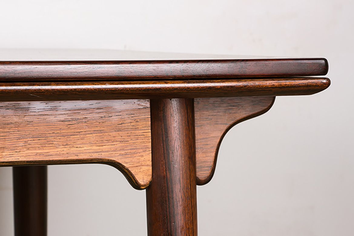 Grande table à manger danoise extensible en palissandre, modèle 54, par Gunni Omann pour Omann's Jun, 1960. photo Mobilier