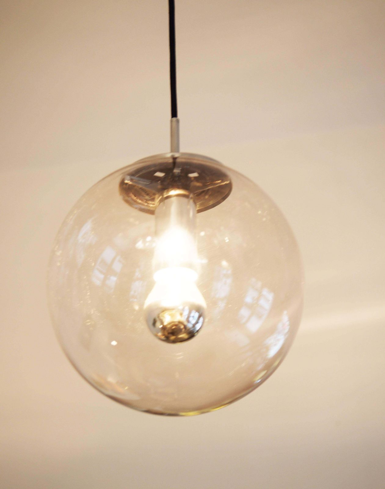 Large Glashütte Limburg Ball Pendant photo Lighting