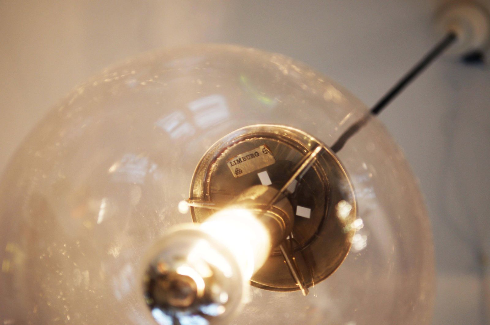 Large Glashütte Limburg Ball Pendant photo vinterior