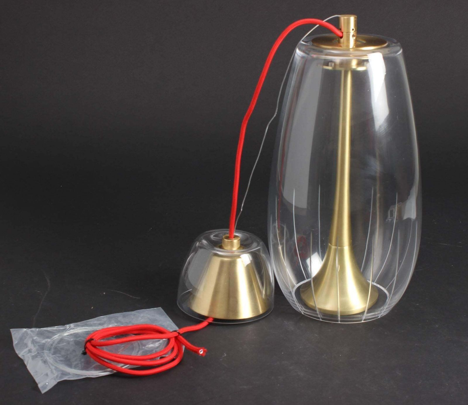 Miles 1c Pendant Light Gold Finish photo furniture
