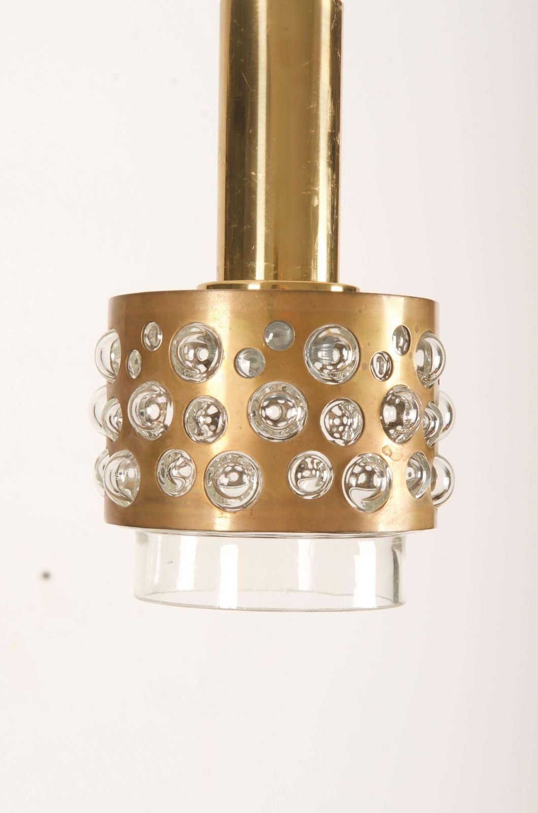 Messing Glazen Hanglamp Van Rupert Nikoll photo buy