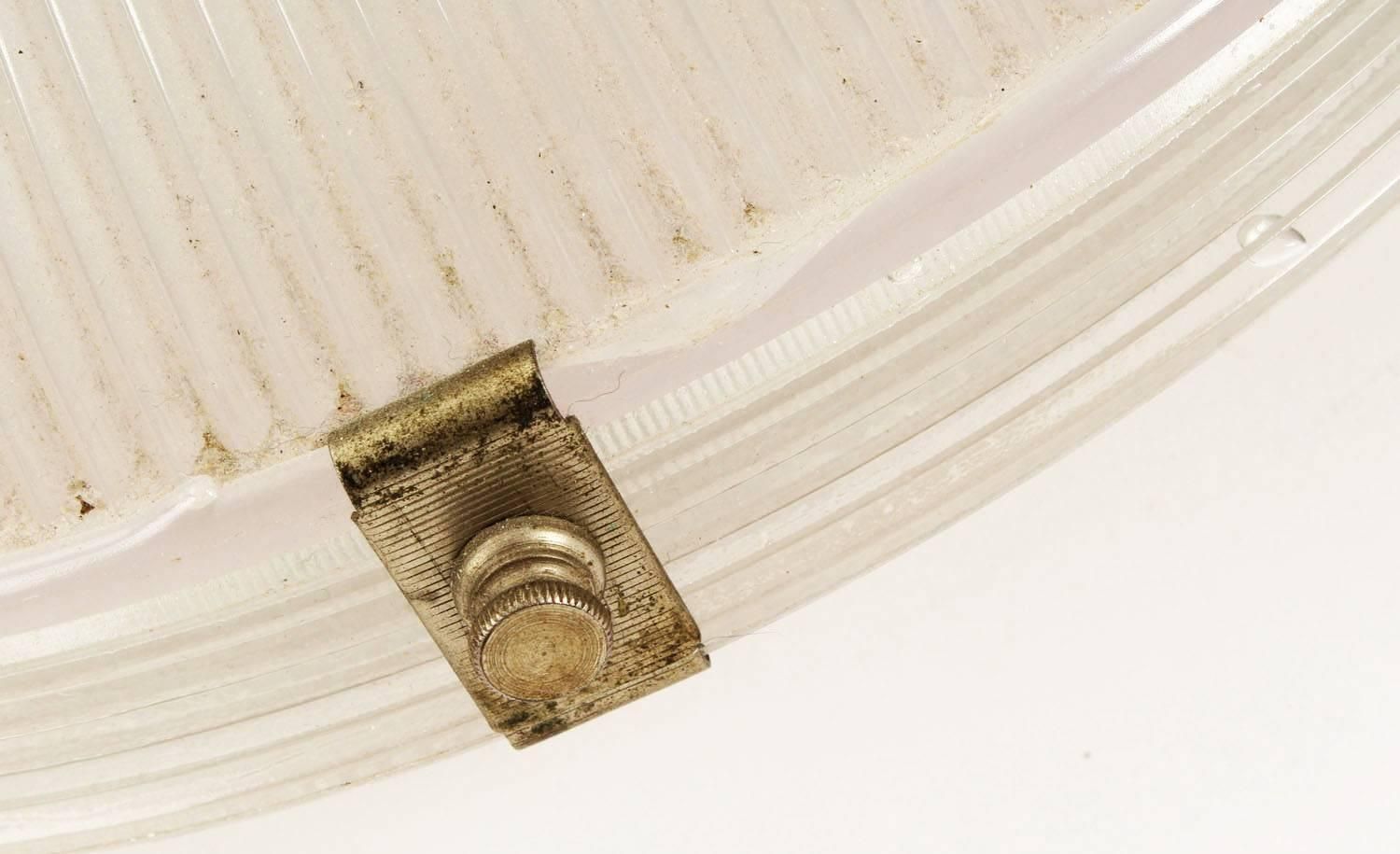 Holophane Pendant Lamp From The 1930s photo for sale