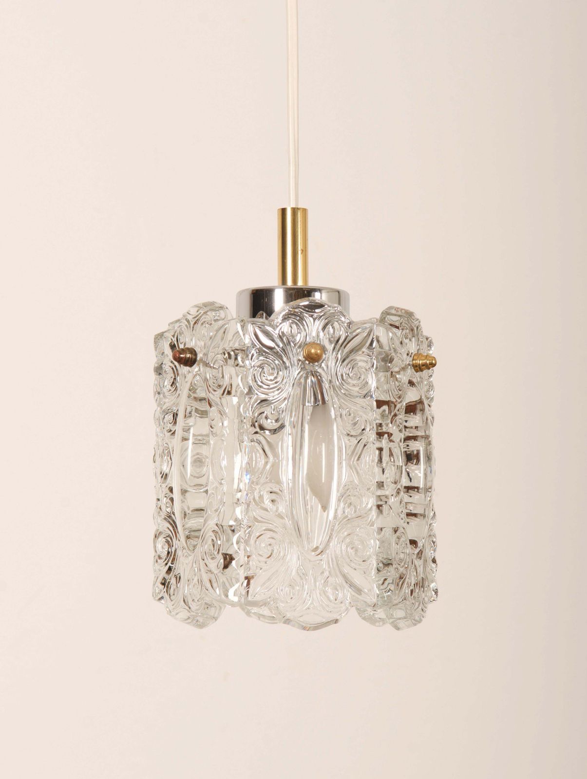 Glass Pendant Lamp From The 1970s photo Lighting