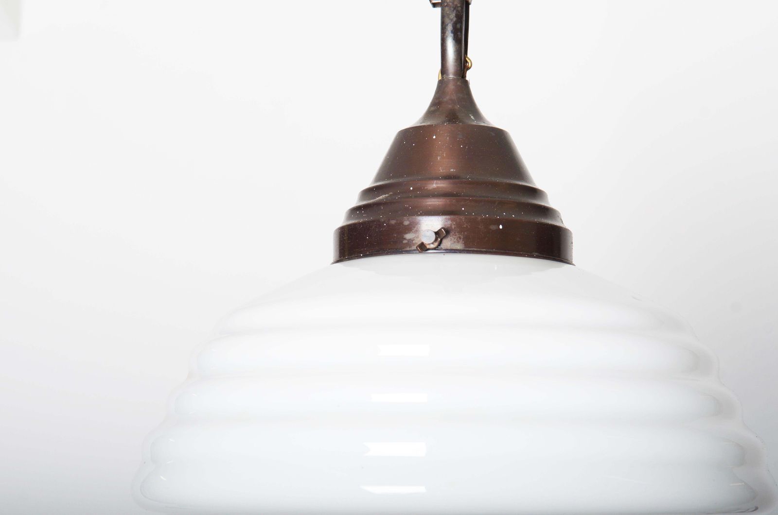 Art Deco Opaline Glass Pendants photo Lighting