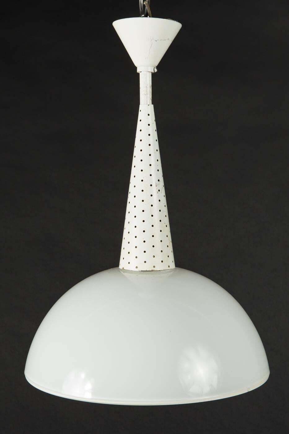 French Pendant Light Attributed To Mathieu Matégot For Holophane photo furniture