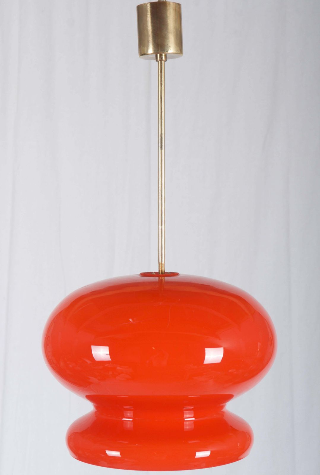 Large Mid Century Glass Pendant photo furniture