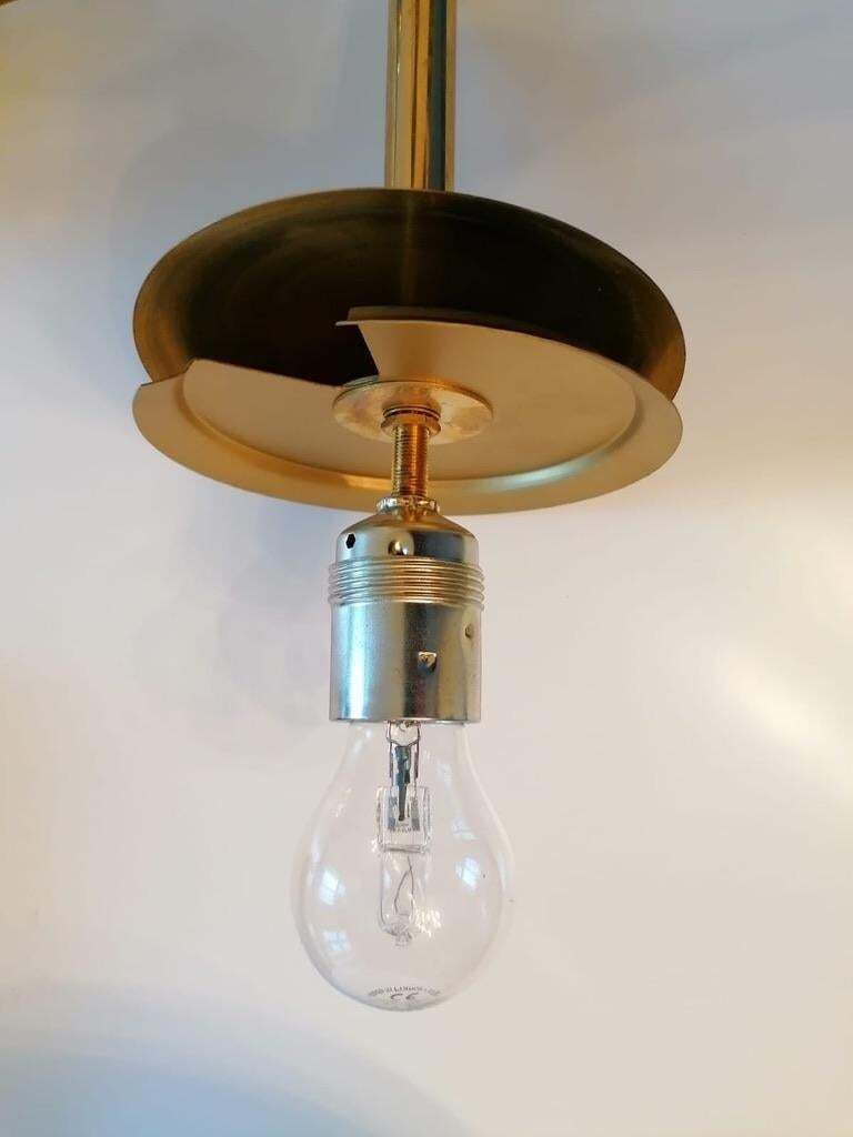 photo for sale Art Deco Opaline Glass Ball Pendants