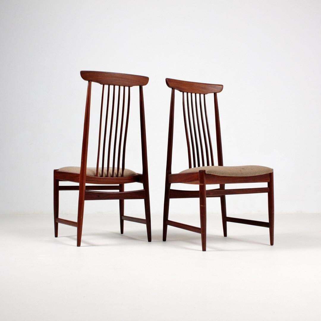 Set Of Two Dining Room Chairs In The Style Of Arne Vodder photo furniture