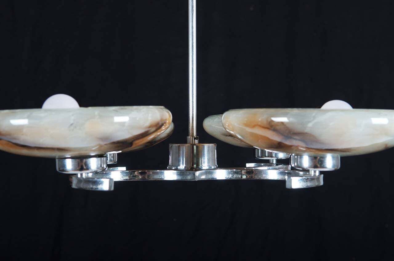 Art Deco Pendant Chandelier photo for sale