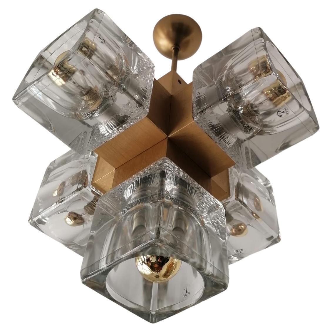 Beautiful Midcentury Chandelier By Peil & Putzler