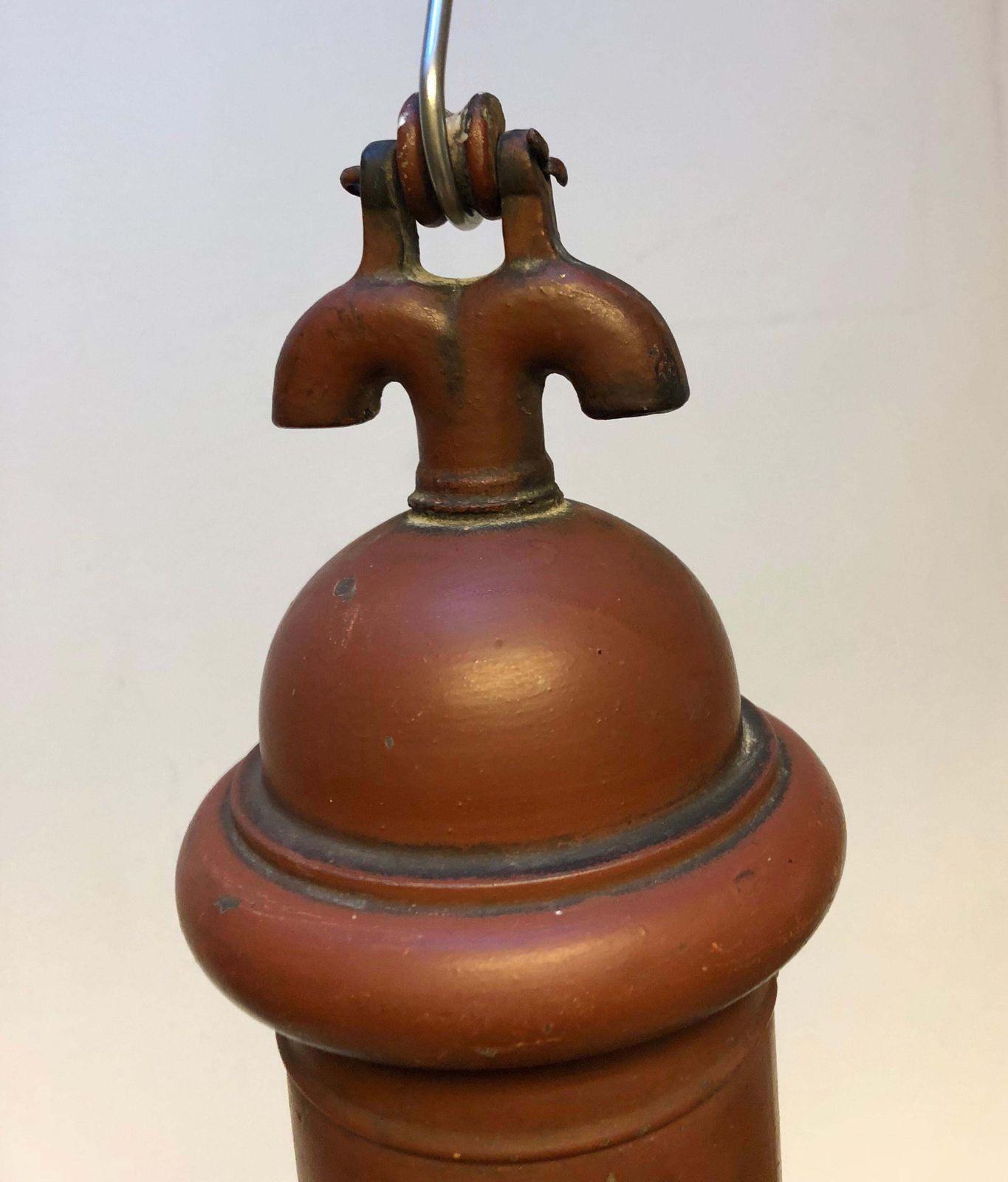 Rare Street Or Factory Pendant Lamp Opaline Glass From The 1900s photo 1151.0