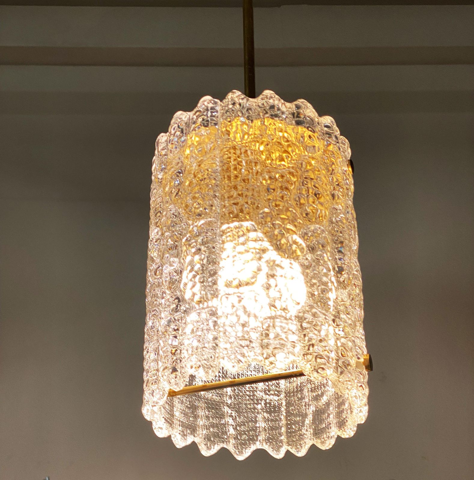 photo vinterior Crystal Pendant By Carl Fagerlund For Orrefors, Sweden